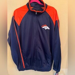 Denver Broncos Men's Zip up Jacket NFL.com Size Large NWT